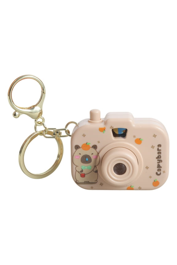 Creative Capybaras Projection Camera Keychain With Built In Miniature Projector For Adults And Anime Enthusiasts