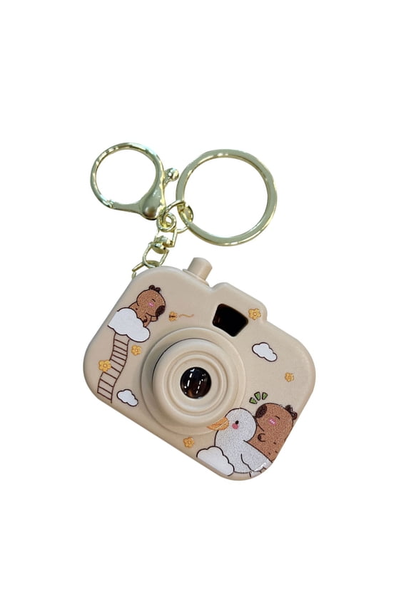 Creative Capybaras Projection Camera Keychain With Built In Miniature Projector For Adults And Anime Enthusiasts