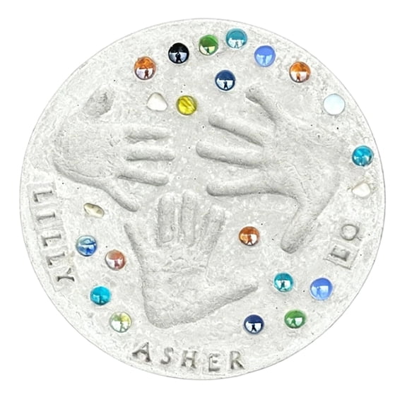 lixuesong Creative Footprint Keepsakes Set Friendly Plasters Stepping Stone Accessories For And Artistic Expression