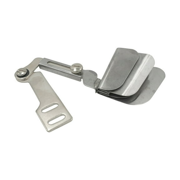 lixuesong Double Layer Seaming Curling Quilting Hemming Crimper Foot for Industrial Sewing Machine Flat Car Hemming Presser Foot