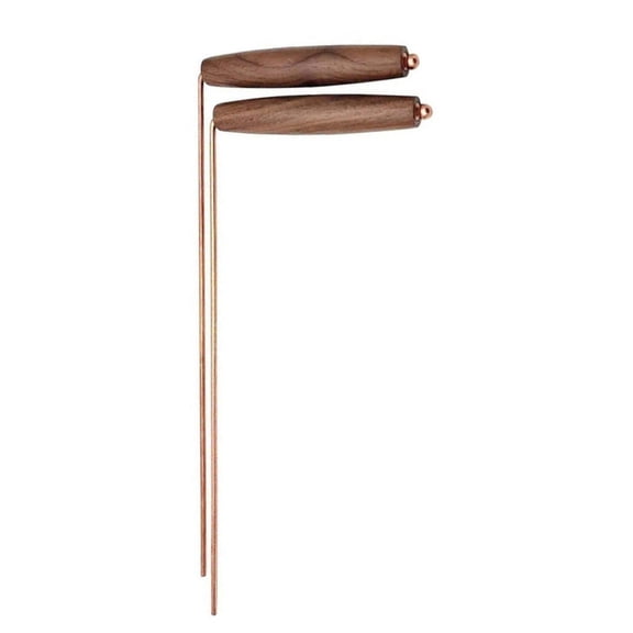 lixuesong Dowsing Rod With Ergonomic Walnuts Handle Dowsing Stick set for Water Witching Evil Paranormal Investigations