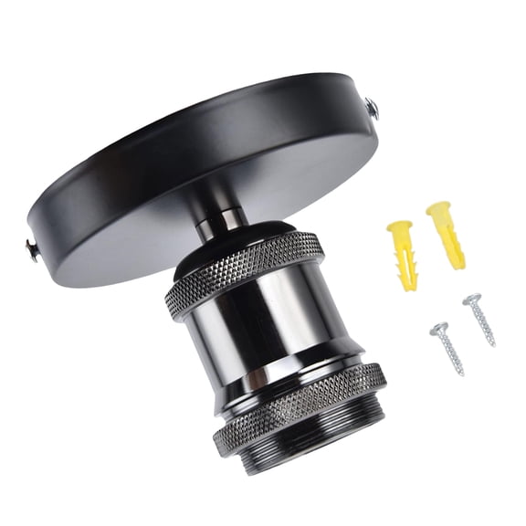 lixuesong E27 Screw Head Light Socket Vintage Bulb BaseCeiling Screw Light Lamp Holder Lampholder Home Decoration Enduring