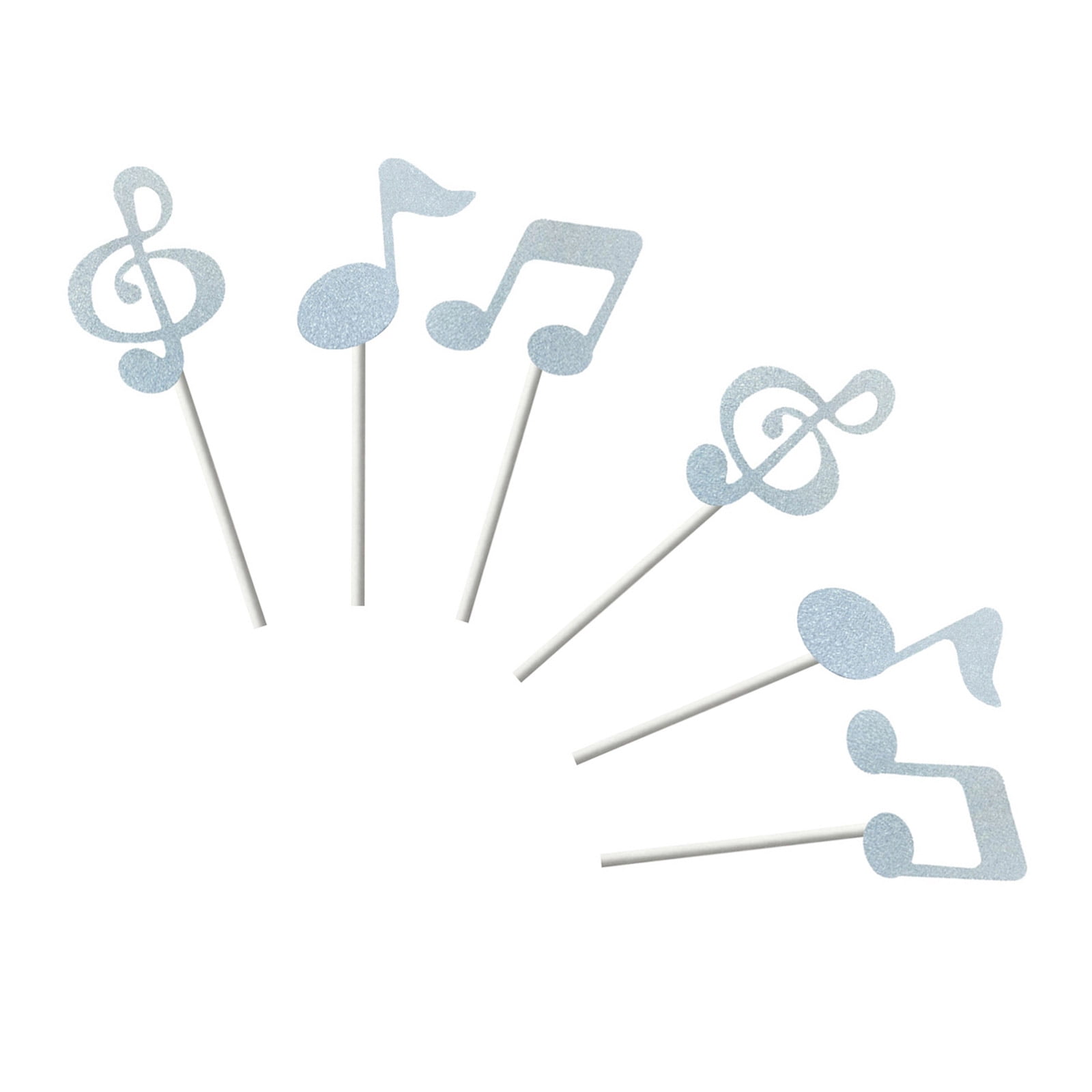 lixuesong Eighth Note Shaped Cake Toppers For Music Lover Birthday ...