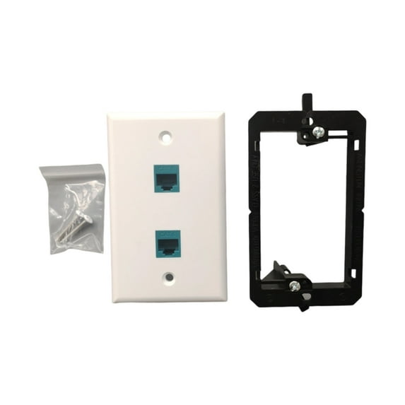 lixuesong Ethernet Wall Plate Female to Female Wall Inline Coupler ...