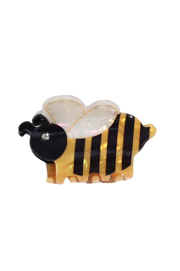 Fashionable Bees Hair Claw Secure Grip Hair Claw Versatiles Hair Styling Clip for Various Hairstyles and Ages
