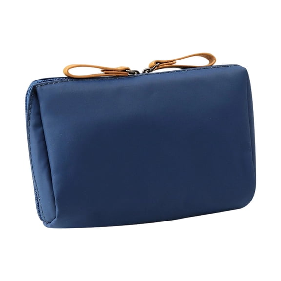 lixuesong Fashionable Color Cosmetic Case Spill proof Portable Makeup Bag With Interior Compartments Sturdy Nylon Materials