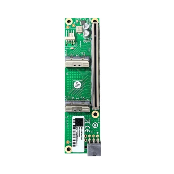 lixuesong Fast Speed MCIOs to PCIe 5.0 Interfaces Adapter Card for Computers for PCIe Devices