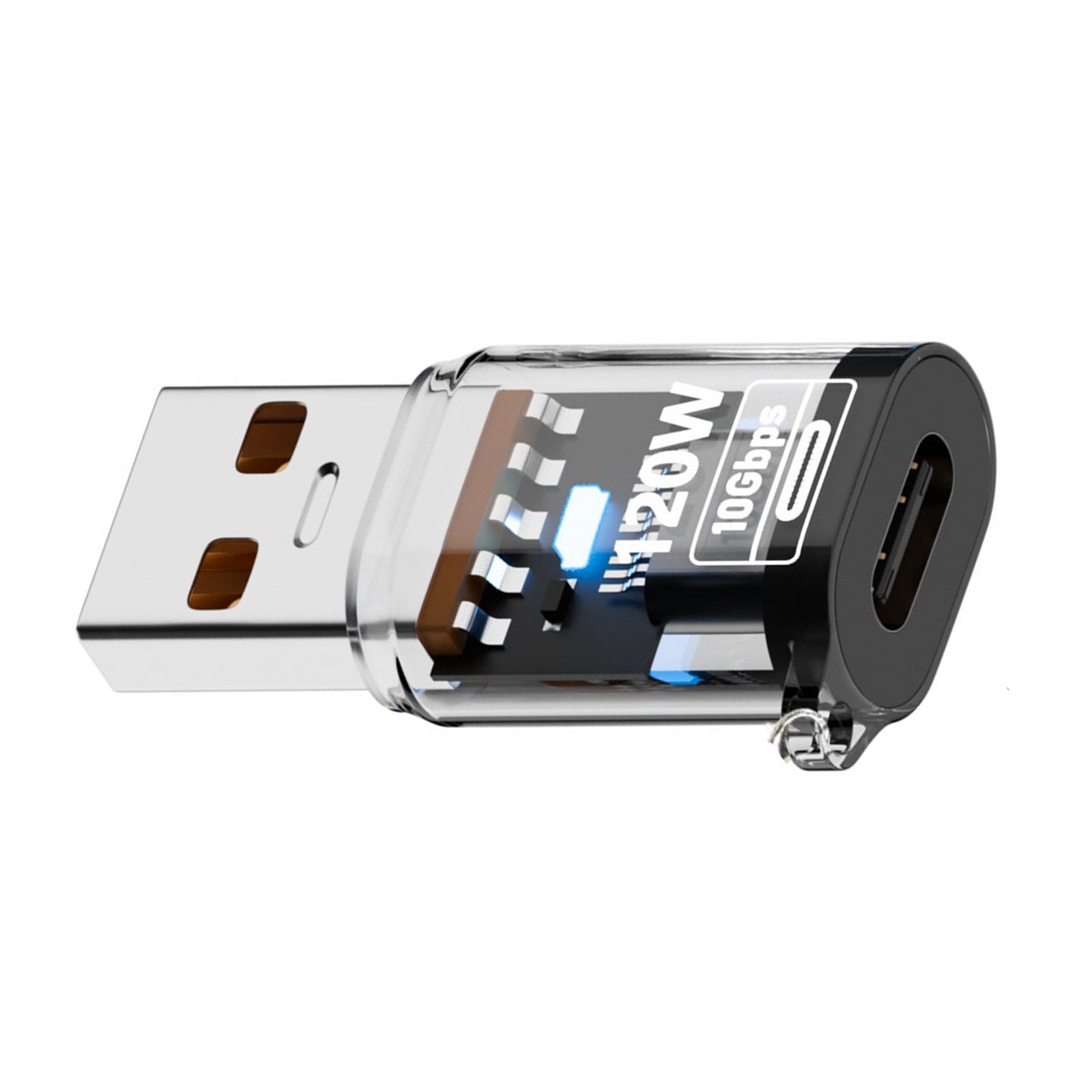 lixuesong to USB A Converter with Light 120W Charging 10Gbps Data ...