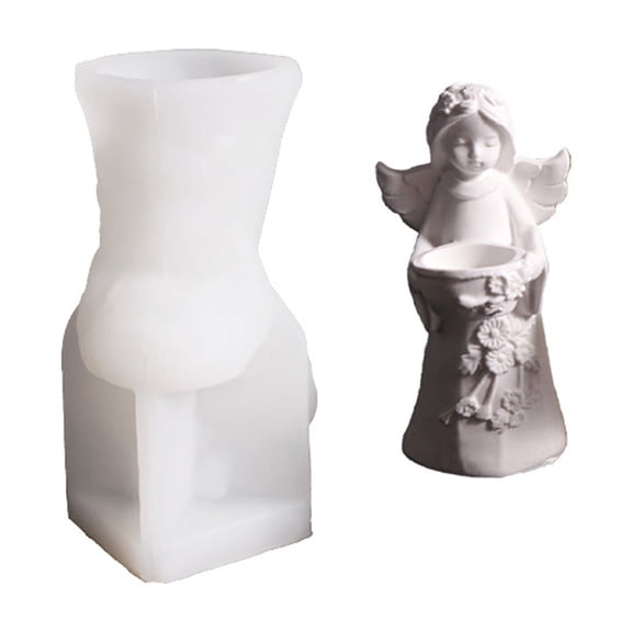 lixuesong Figurine Angelic Sturdy Silicone Squeeze Mould Set Craft Supplies for Kids Creativity and Home Decoration Enhancement