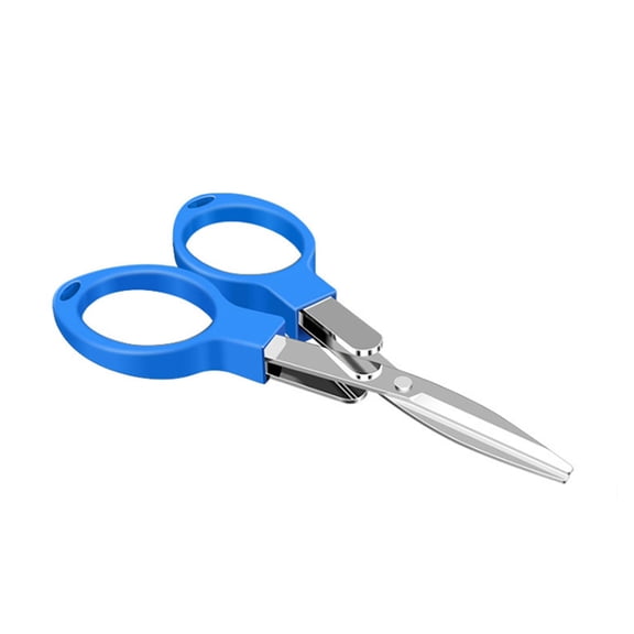 lixuesong Fishing Line Cutting Tool Portable Folding Scissors Rustproof Carbon Steel Line Cutter Multifunctional Pocket Scissors