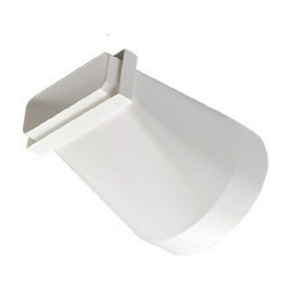 lixuesong Flat Ducting Adaptors to Round Converter Dryer Vents Hose Adapters Ventilation Duct Converter Easy to Use