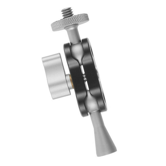 lixuesong Flexible Articulating Arm with Double Ball Heads for Camera Monitor and LED Light Machined Aluminum Alloy with 1/4Inch S