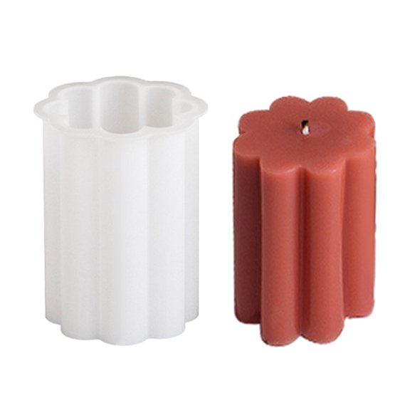 lixuesong Flexible Nonstick Candle Molds Set For Beginners Craft Enthusiasts Featuring Starfishes Pyramid Cloud Flower Shapes