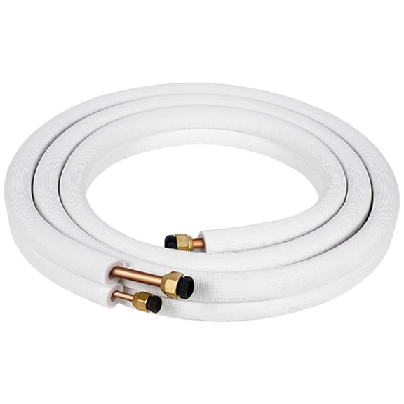 lixuesong Flexible Small Split Brass Lines Enhances Three Insulation With Mounting Strips Refrigerants Line Set for Split