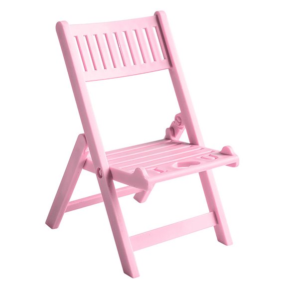 lixuesong Folding Cellphone Stand, CuteChair Shape Foldable Desktop Phone Holder Dock Holder For Tablet Cellphone