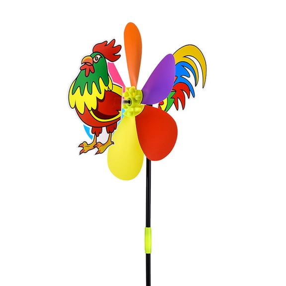 lixuesong Garden Pinwheels Wind Whirligigs Yard Decoration Outdoor Decorative Garden Stakes Animal Windmill Toy