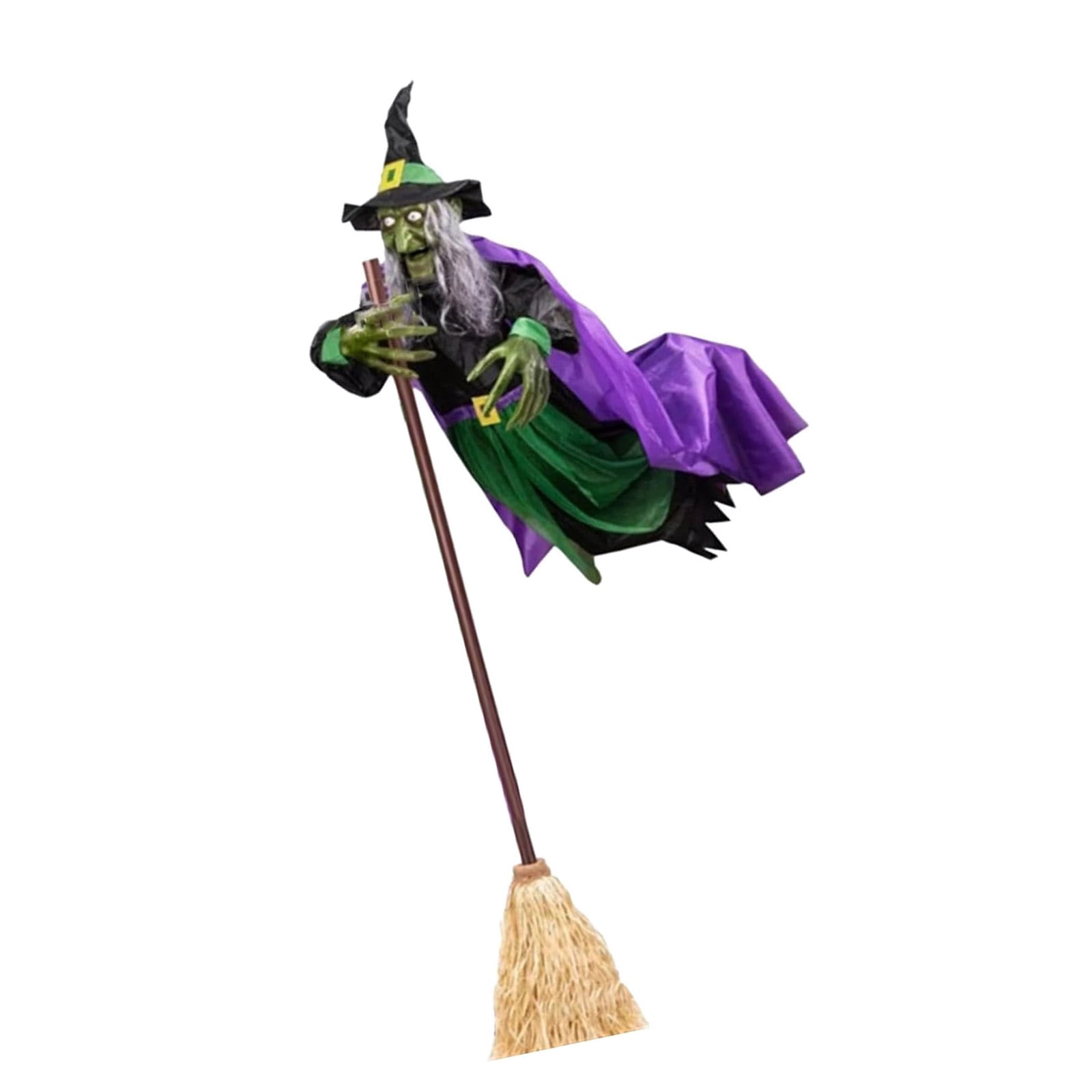 lixuesong Glowing Hovering Witch Figure With Lighting Eye Effects