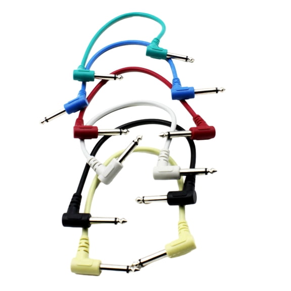 lixuesong Guitar Patches Cables 6.35mm Right Guitar Effect Pedal Cables Low Noise and Good Guitar Effect Pedals Plug