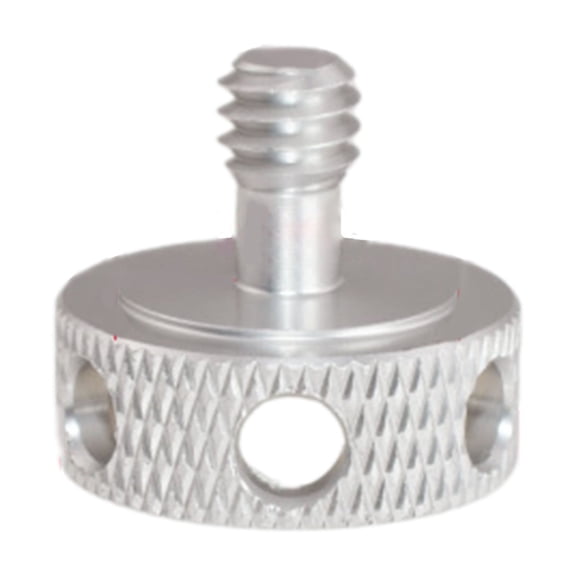 lixuesong Hand Tighten 1/4inch Adjustment Screw Tripod Screw Mounting for Camera Tripod Heads and DSLR Stabilizers Silver