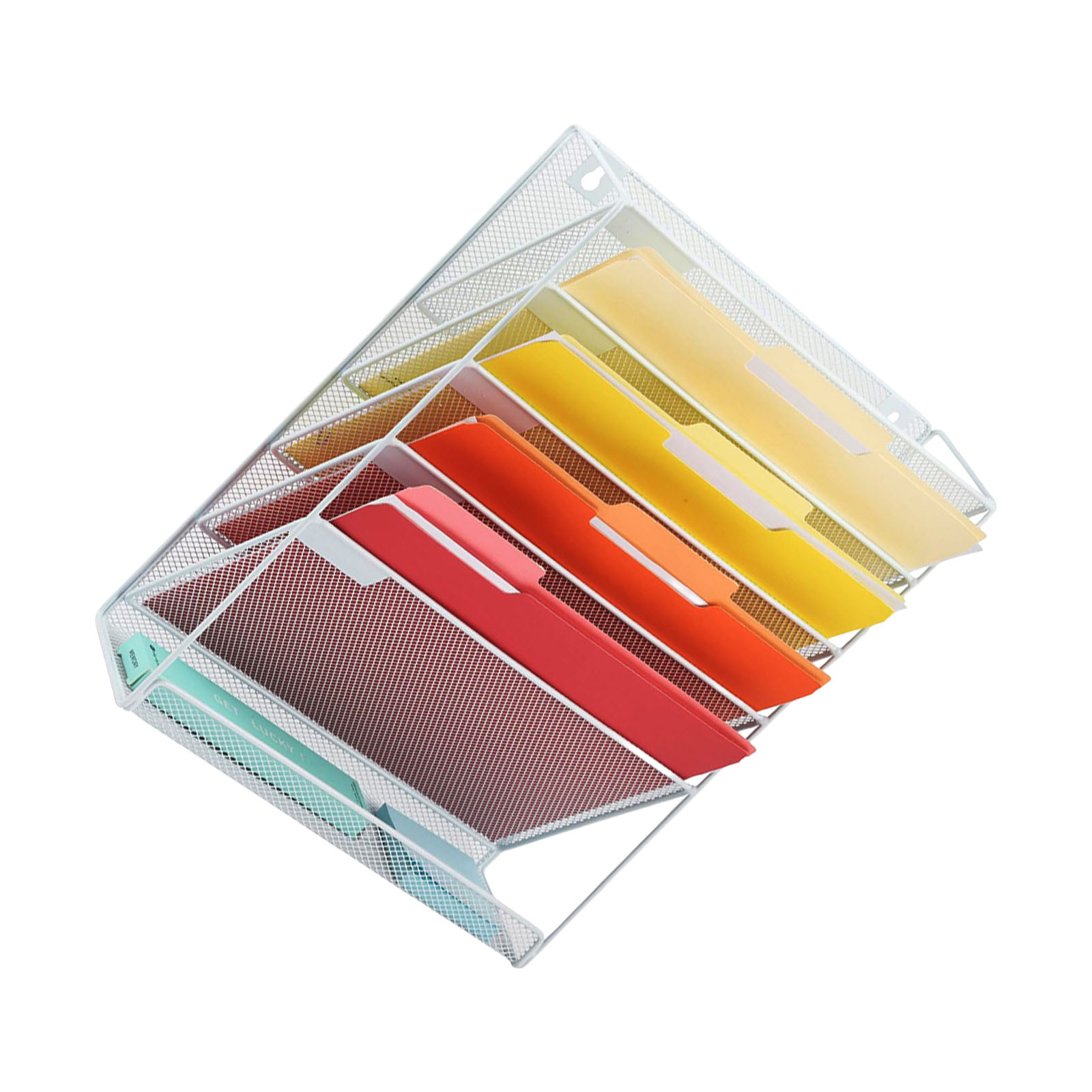 lixuesong Hanging Wall File Holder Office Desk Paper Organizers in Tray Magazine Storage Rack Desk Accessories for File Storage