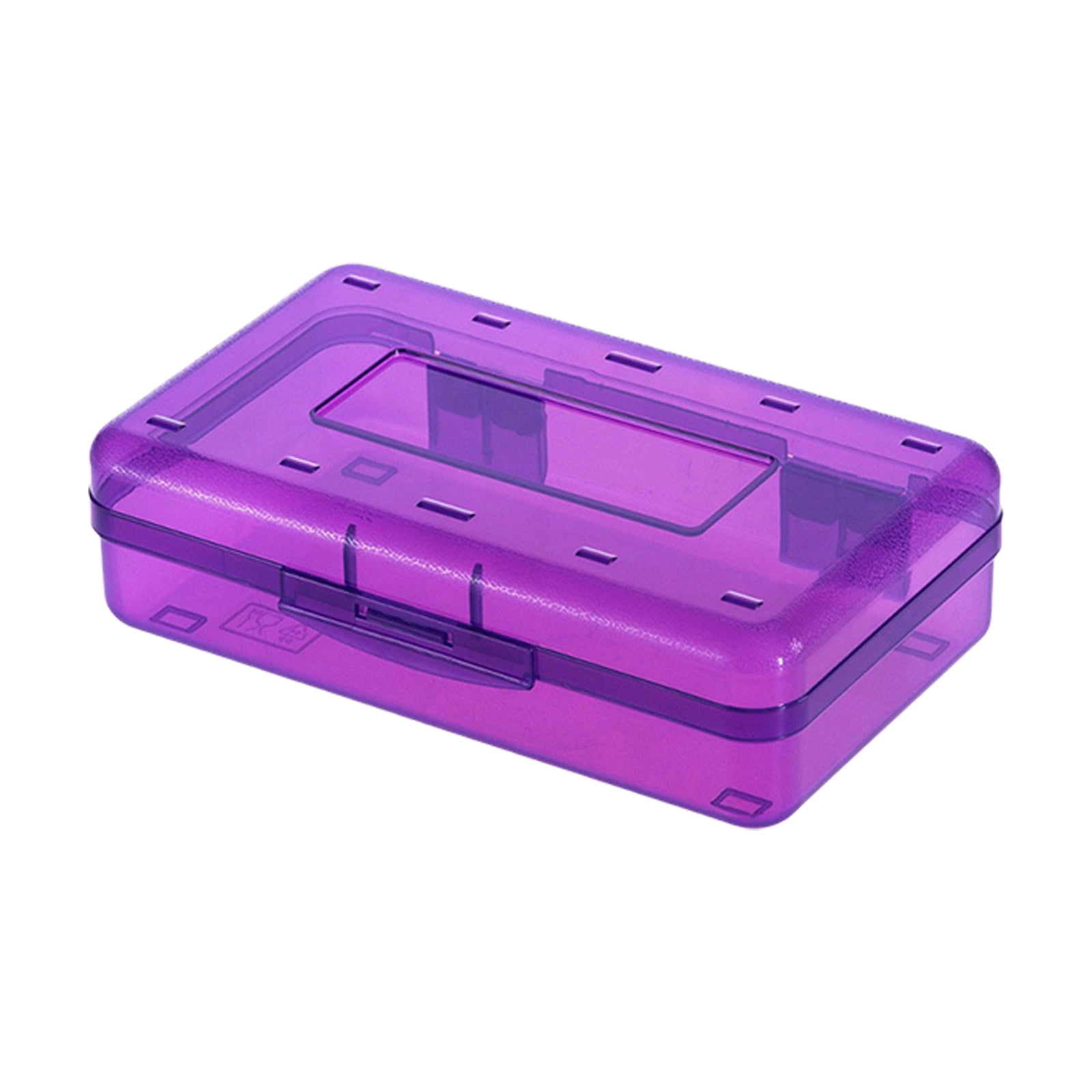 lixuesong Hard Pencil Box Clear Pencil Case High Capacity Pen Box ...