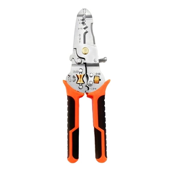 lixuesong Heavy Duty Multipurpose Wire Cutter Stripper Tool 10 Functions Ergonomic Handle For Secure Grip And Fatigue Reduction