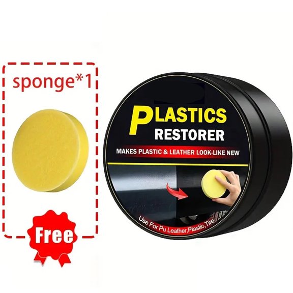 lixuesong High Performances Interior Polish Waxes Sponge Applicator Interior Polish Simple to Operate for Car Motorcycles