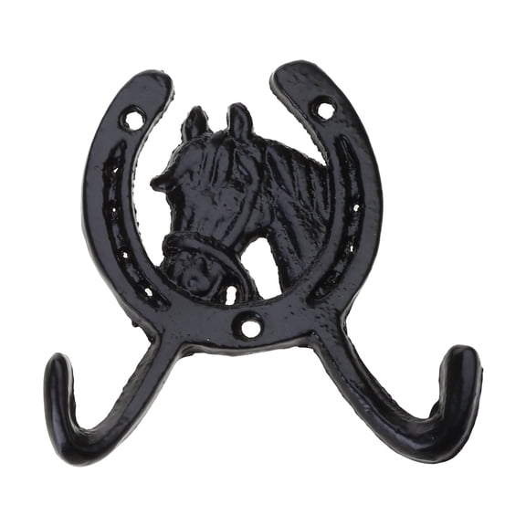 lixuesong Iron Horseshoe Hook Decorative Horseshoe Hook Wall Mount for Hangings Clothes Hat