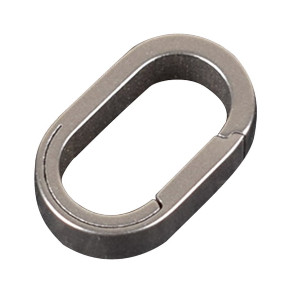 lixuesong Keyring Titanium-alloy Rings Side Pushing Rings Closed Rings Keychain Clip Accessories