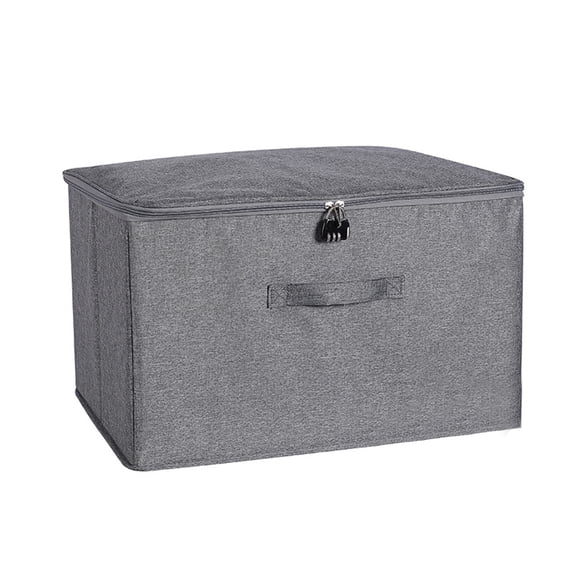 lixuesong Lockable Soft Storage Bin with Secure Privacy Protective Oxford Fabric PP Organizers for Home Office Dorm Storage