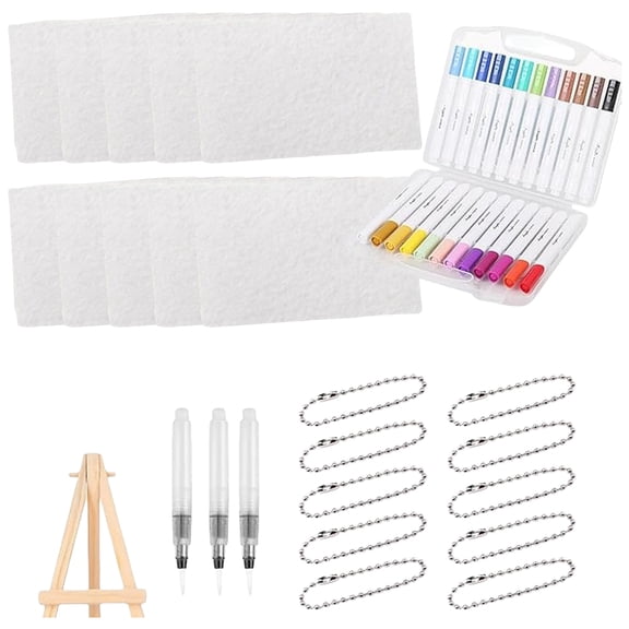 lixuesong Magics Puff Paint Magics Foam Texture Painting Kits Bubble Drawing Pen Art Supplies for Kids and Adults