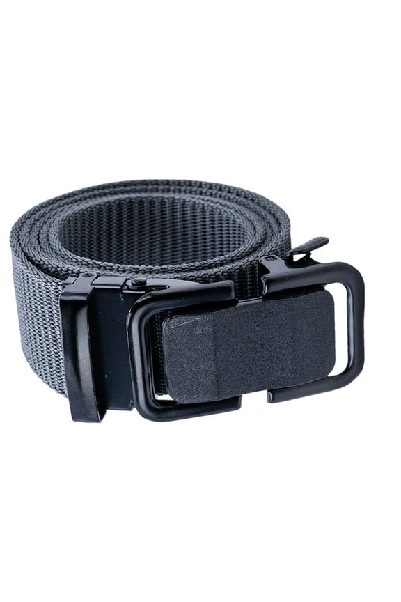 Men's Automatic Buckle Nylon Woven Waist Belt with Easy Adjust Automatic Buckle for Camping and Security Personnel