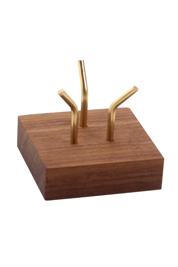 Mineral Rack Sophisticated Wood Display Stand for Crystals Fossils and Collectibles Rock Collection Holder