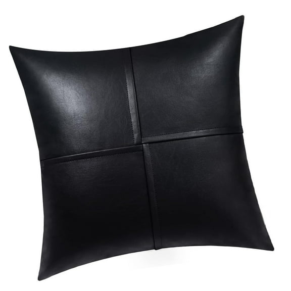 lixuesong Modern Faux Leather Decorative Throw Pillow Covers for Sofa Bed Cushions Case Weather Resistant Sleeve