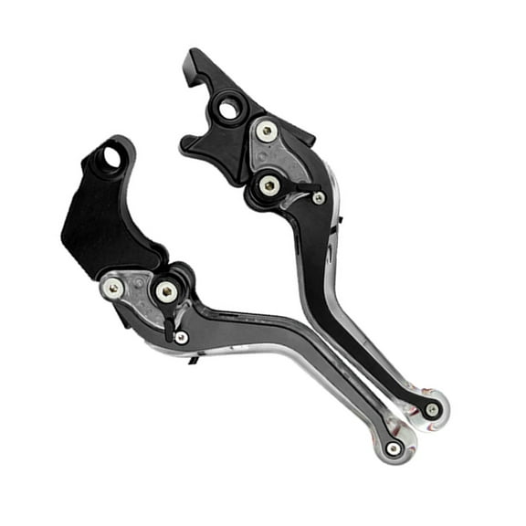 lixuesong Motorcycle Brake Lever LED Signals Light Hydraulic Clutches Adjustable Aluminum for Most Scooter Moped