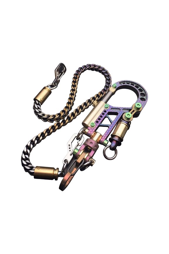 Multifunctional Pendant Keychain Design Keychain Bolt Carabiner Jewelry Accessory for Car