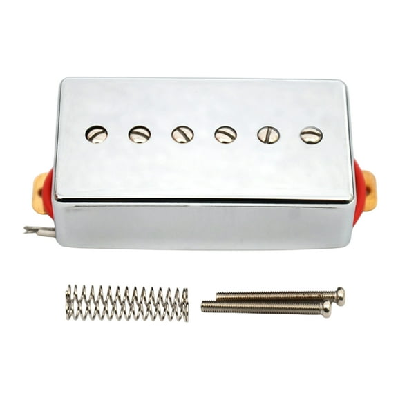 lixuesong Multifuntional Electric Guitar Neck Humbucker Guitar Sound Hole Pickup Guitar Accessories Instrument Part Metal Texture