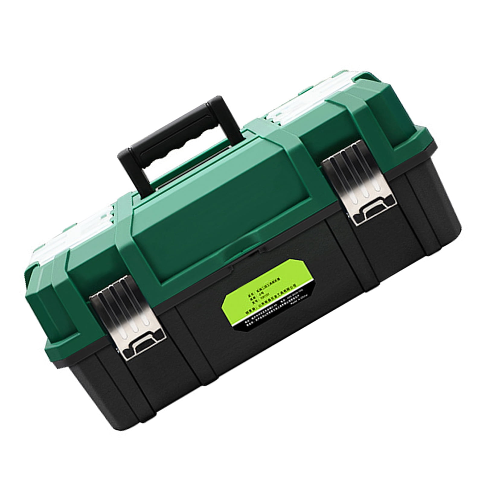 lixuesong Multiple Compartment Portable 17inch Folding Tool Box With 3 Layers, Large Capacity Storage Organizers Suitable For Tool