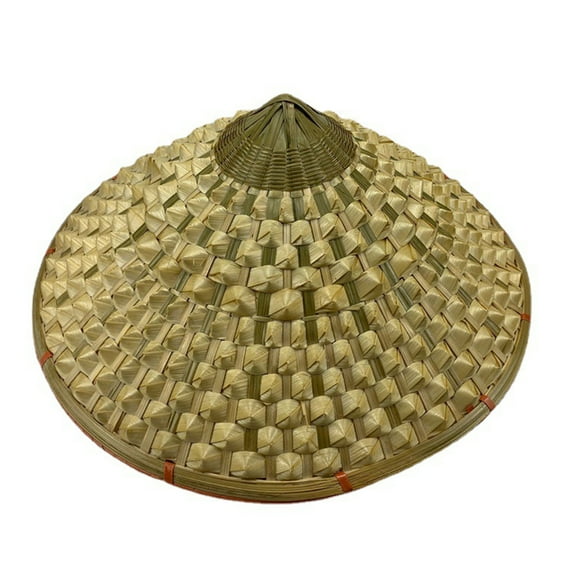 lixuesong Traditional Straw Sun Hat Traditional Design Lightweight and Breathable for Outdoor Work or Fishing