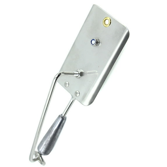 lixuesong Fishing Diving Board Stainless Steel Fishing Planer Baits Planer Board Outdoor Downrigger Planer Saltwater Fishing Tool