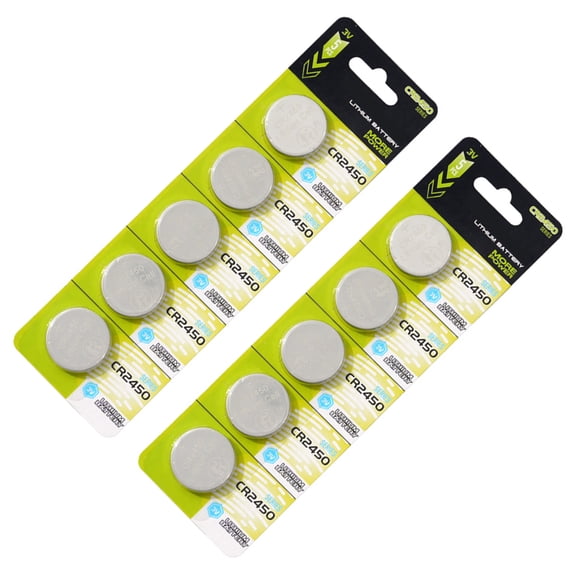 lixuesong Pack Of 5pc/10pc CR2450 Lithium Button Cells 3V CR2450 Battery Long Last Power Batteries For Remote Controls And Toy