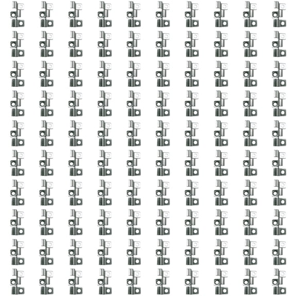 lixuesong 100pcs Decking Clip Stainless Steel Fastening Set for Composite Deck Boards With Hide T Clip and Sturdy Screws