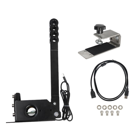 lixuesong Portable Plug Play USB Handbrake Controller With High Sensitivity Sensors For G27 G29 Wheel PC Simulators Game