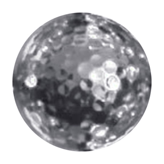 lixuesong Practice Ball Double Layer Plating Ball Swing Putters Training Ball Accessorys for Practicing