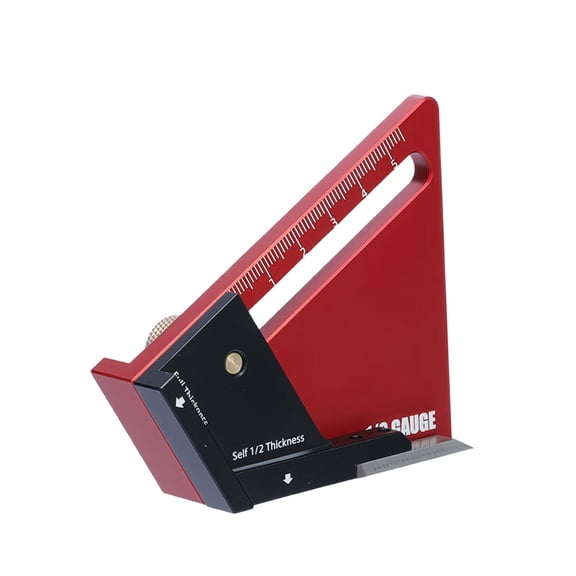 lixuesong Precisions Centering Depth Gauge For Woodworking Tool With Metric Scale And Center Marking Guide For Tablesaw Drills
