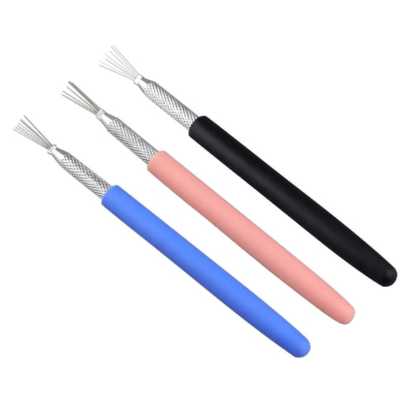 lixuesong 3PCS Clay Sculpting Needle Tool Set Suitable for Detailed Texturing Modeling Sculpting with Stainless Steel Bristles