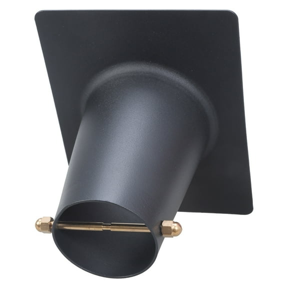 lixuesong Rain Chain Gutter Adapter Black Stainless Steel Texture Gutter Chain Downspout Rain Chain Integration for Outdoor