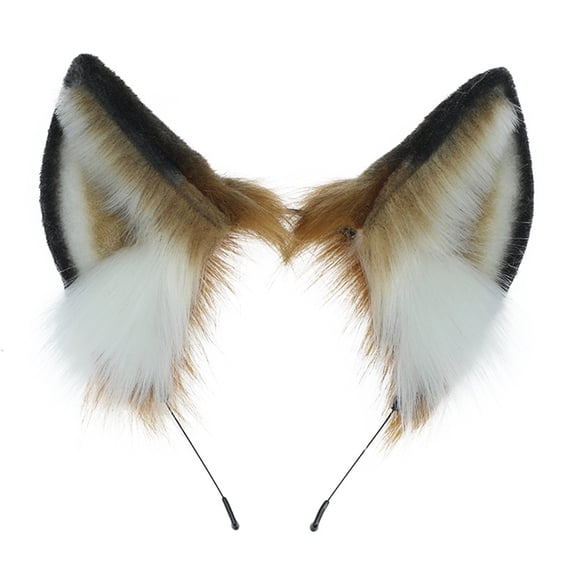 lixuesong Realistic Mouse Ear Hairband Woman Music Festivals Makeup Headband for Gras Carnivals Cosplay Hair Accessories