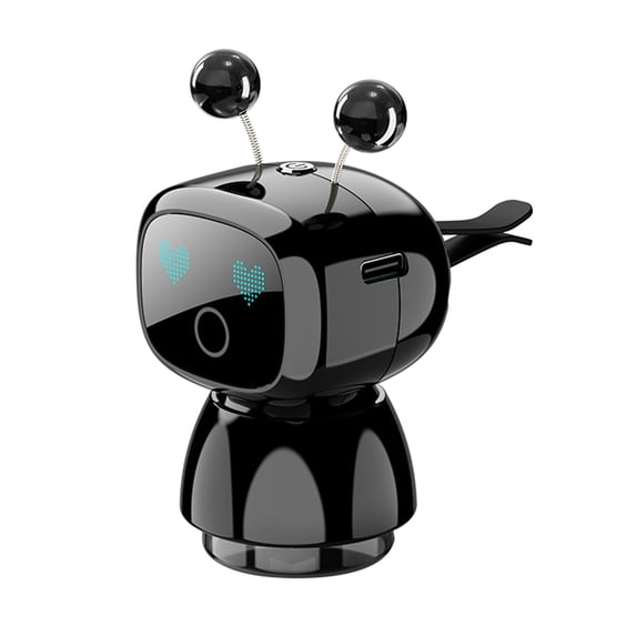 lixuesong Robot Shape Car Air Freshener Vent Clip Fragrances Ornament Quiet Operate Diffuser Scent for Long Lasting Fragrances
