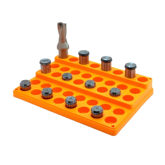 Tool Holder Box ER25 ER32 16N32 Spring Collet Storage Box Hard Plastic Box for Milling Machine Well Organized